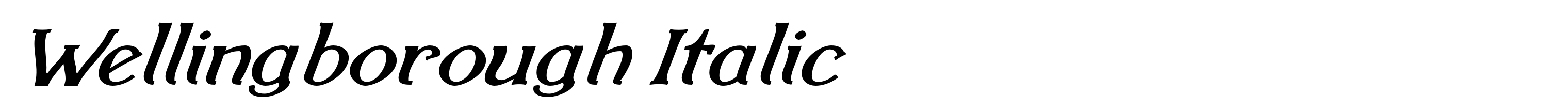 Wellingborough Italic